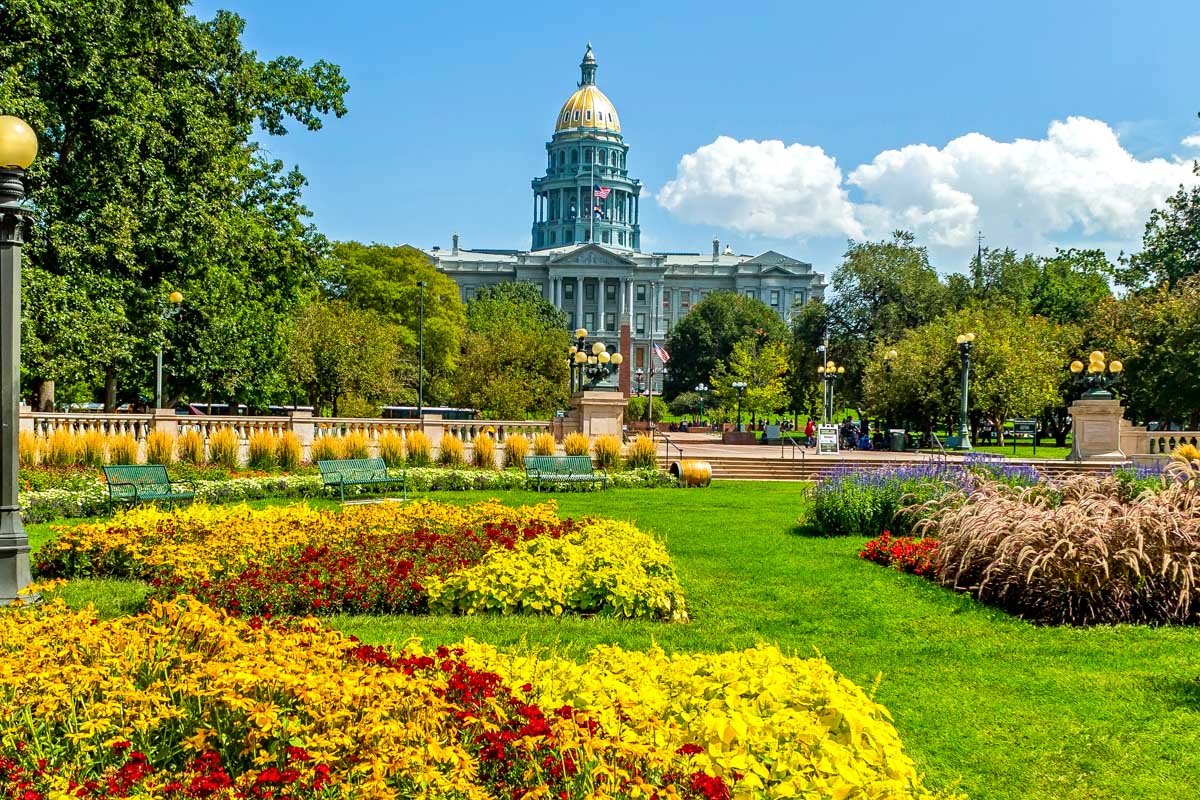 View on Denver Colorado Capitol,United States of America