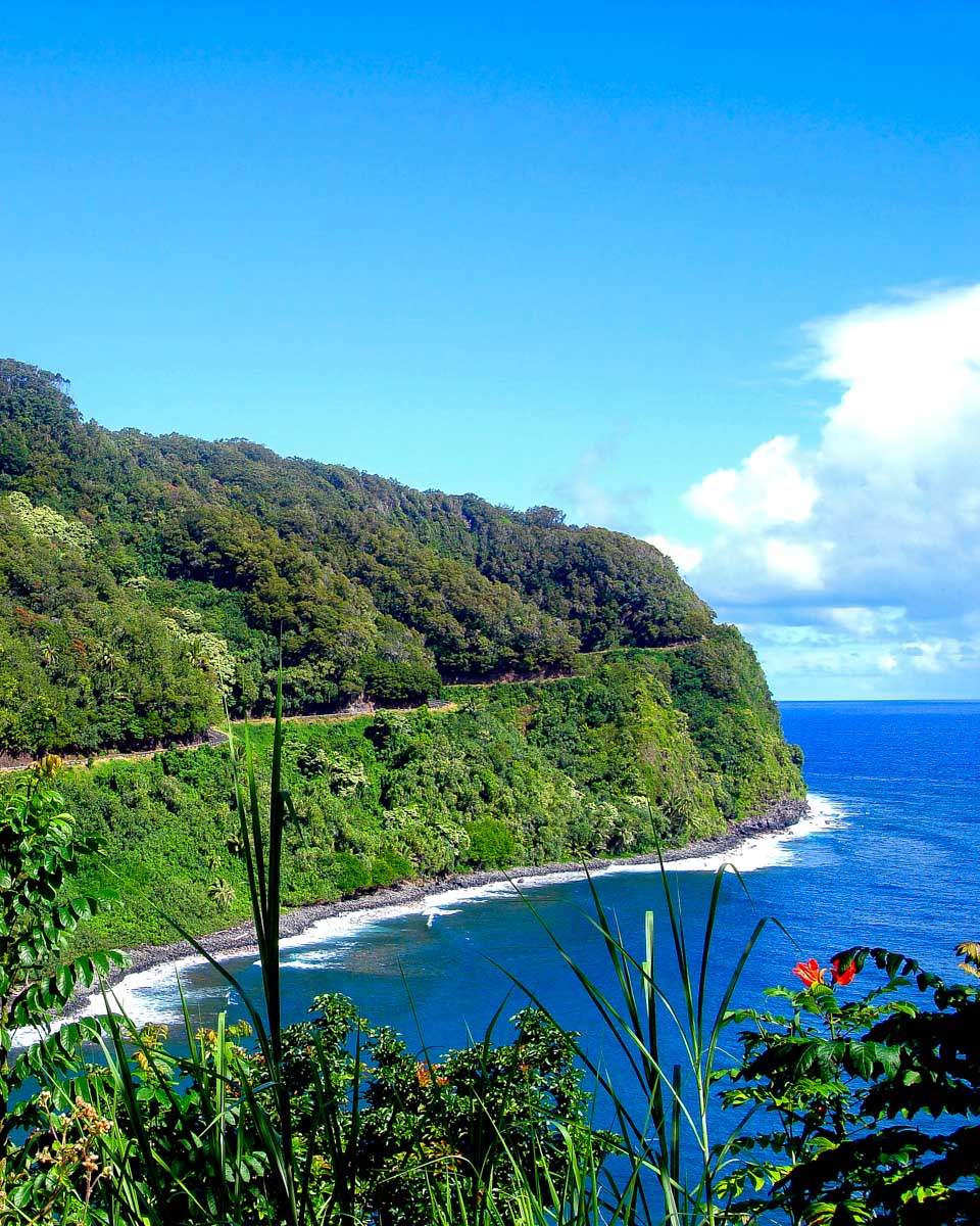 Views on the Road to Hana on a tour from Maui Hawaii