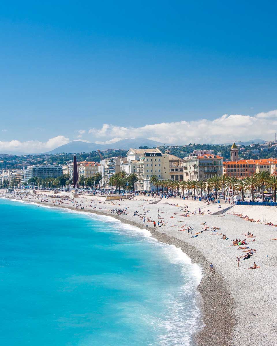 promenade des anglais nice france sunny day