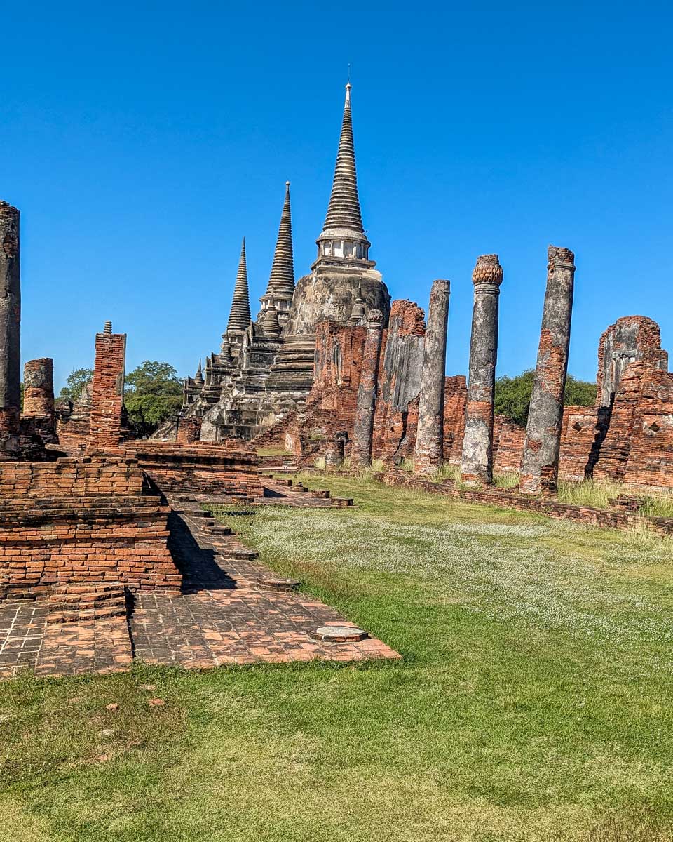 Ayutthaya seen on a tour from Bangkok Thailand