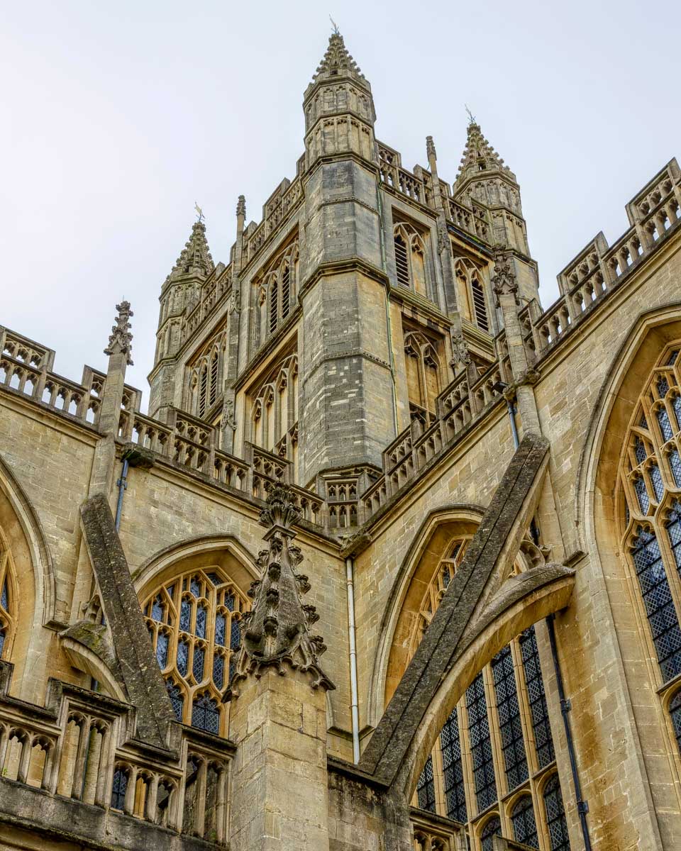 Bath-Abbey-seen on a tour to Windsor Castle from London England