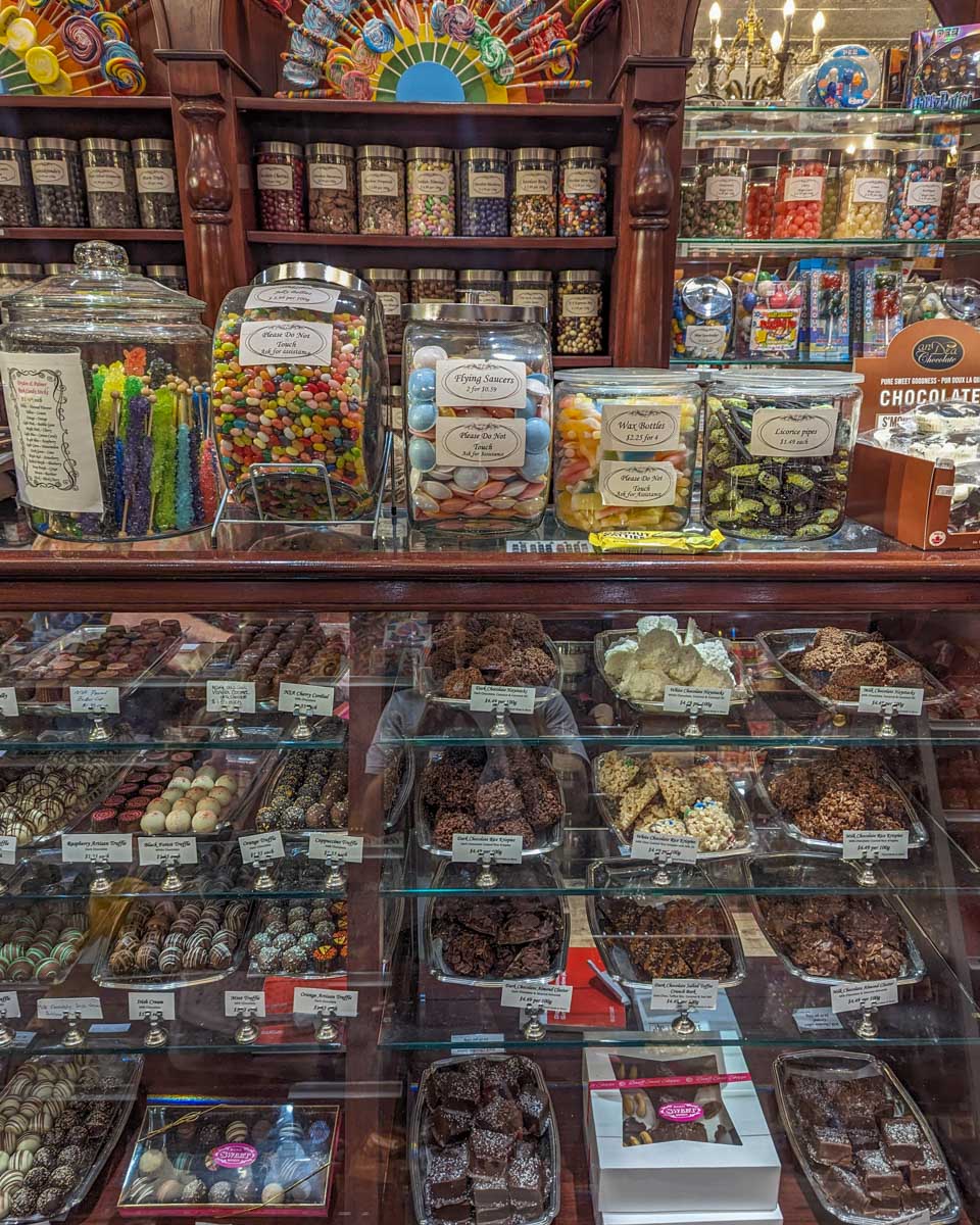 Candy at River Street Sweets in Savannah Georgia