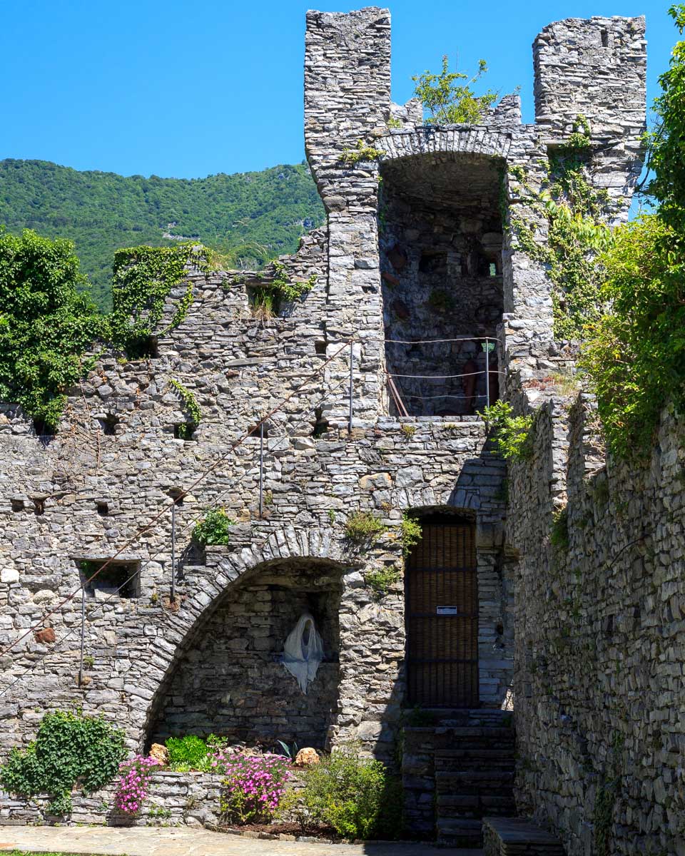 Castello di Vezio in Varenna on Lake Como Italy