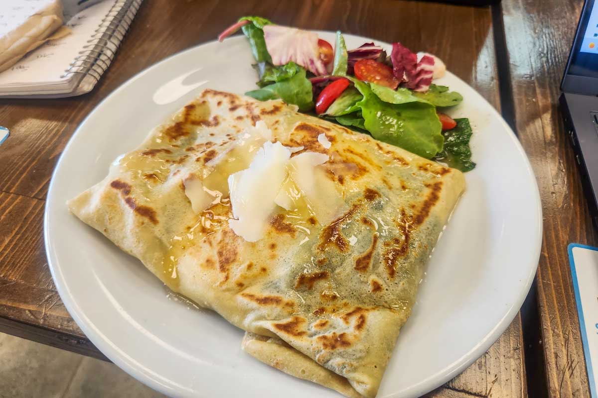 Crepe-eaten-for-breakfast-at La Buchette in Quebec City Quebec