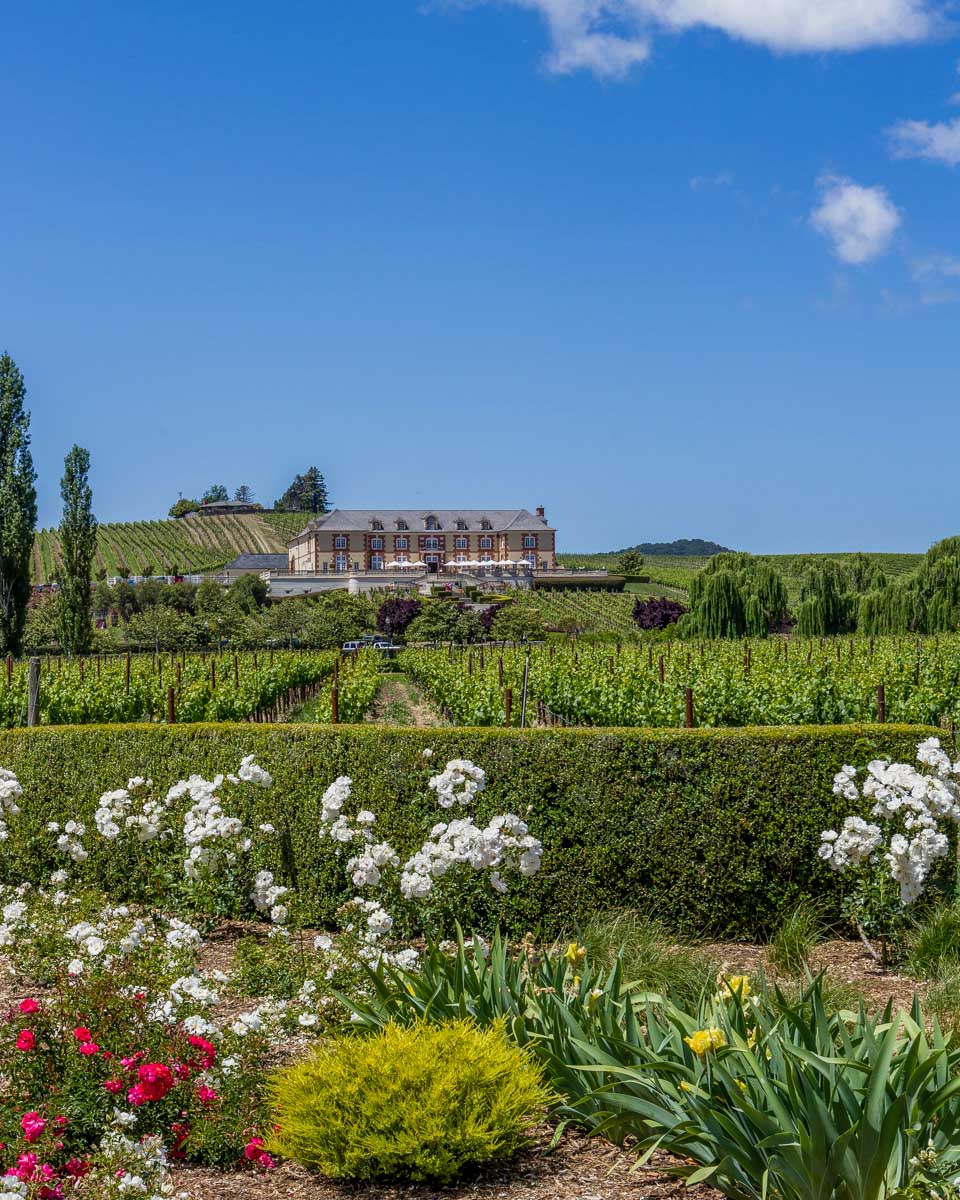Domaine Carneros seen on a wine tour from Napa California