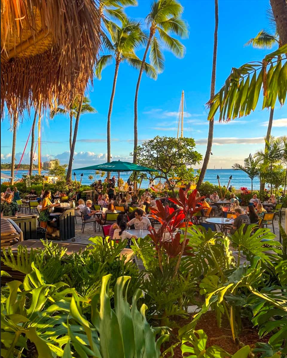 Duke's Waikiki dinner eaten on Oahu in Honolulu Hawaii 1