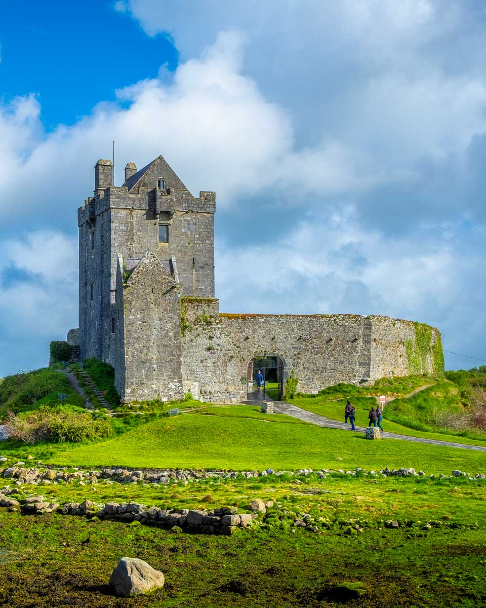 Dunguaire Castle seen on a tour from Galway Ireland