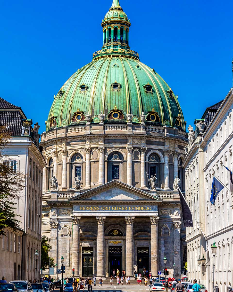 Frederik's Church in Copenhagen Denmark