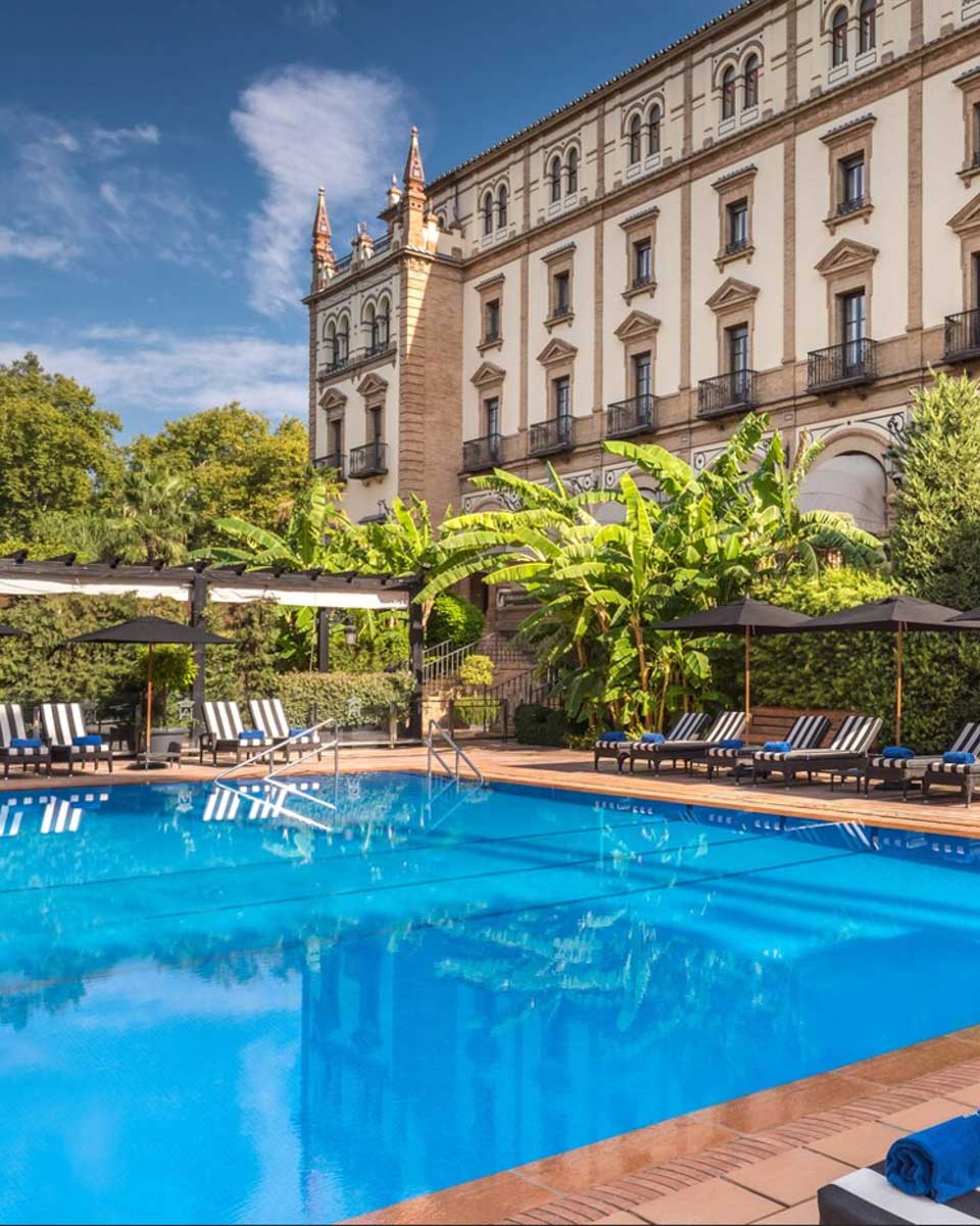 Hotel Alfonso XIII, a Luxury Collection Hotel, Seville pool in Seville Spain