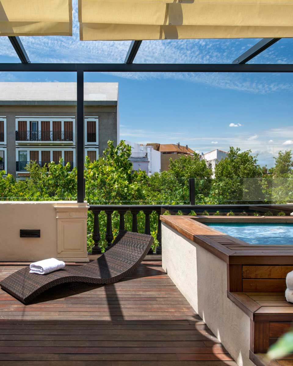 Hotel Lobby in Seville Spain 1