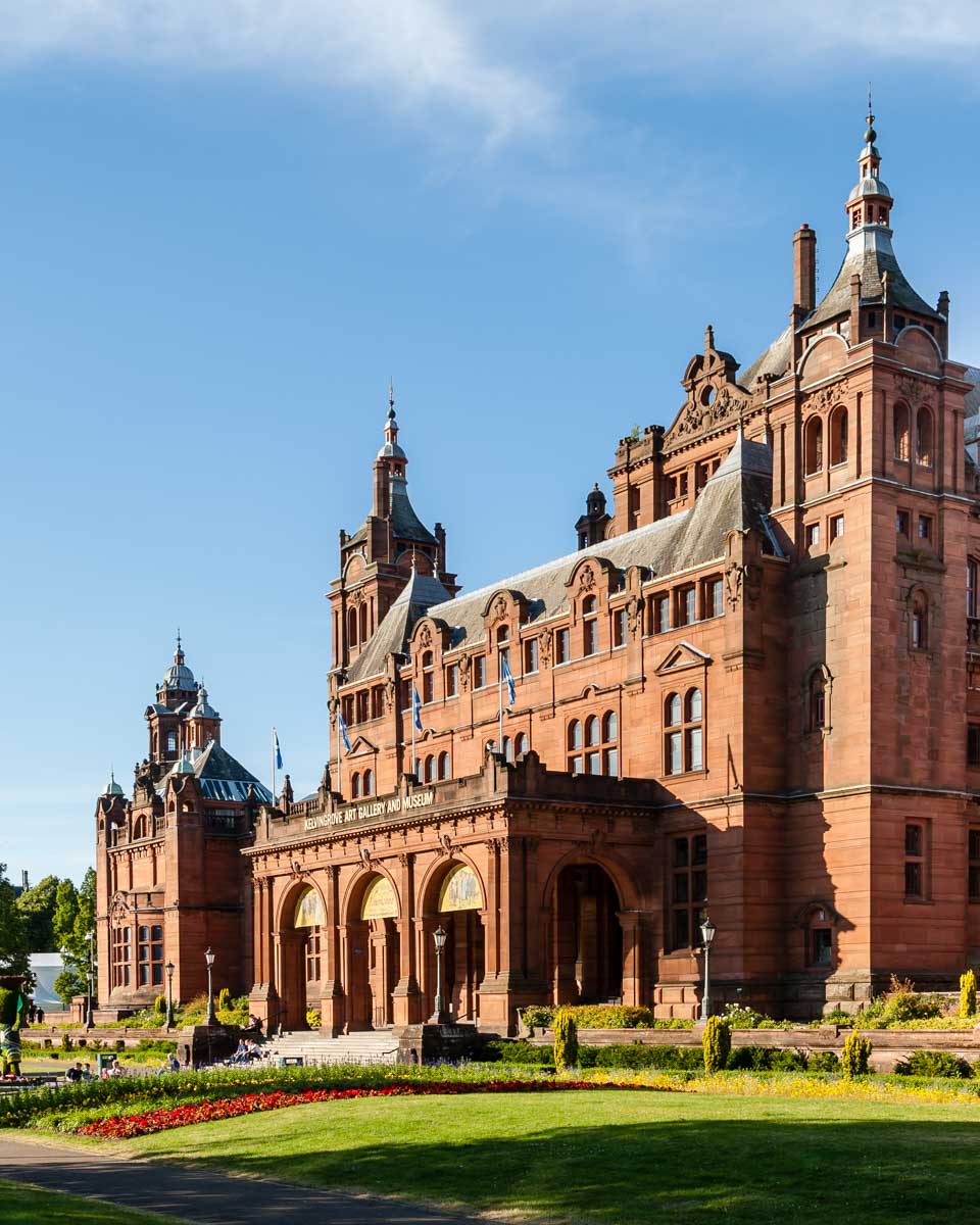 Kelvingrove Art Gallery in Glasgow Scotland