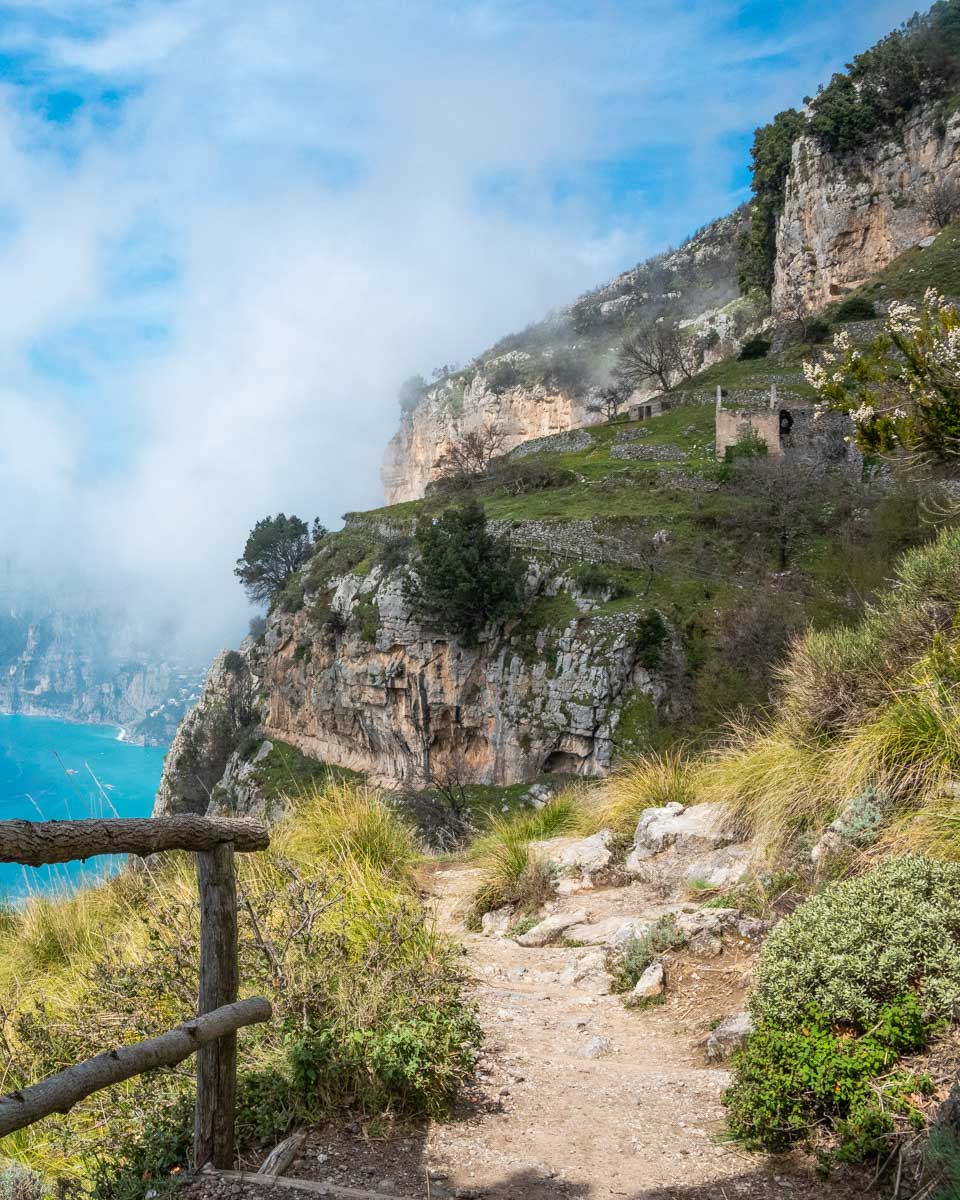 Part-of-the-Path-of-the-Gods-trail-from-Positano Amalfi Coast Italy