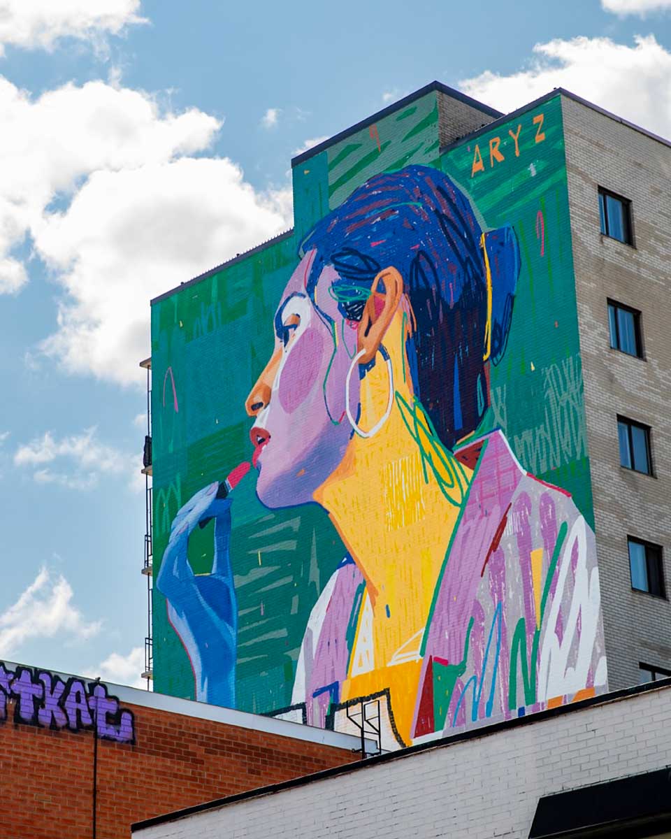 Spade & Palacio Tours a mural seen on a walking tour in Montreal Quebec 1