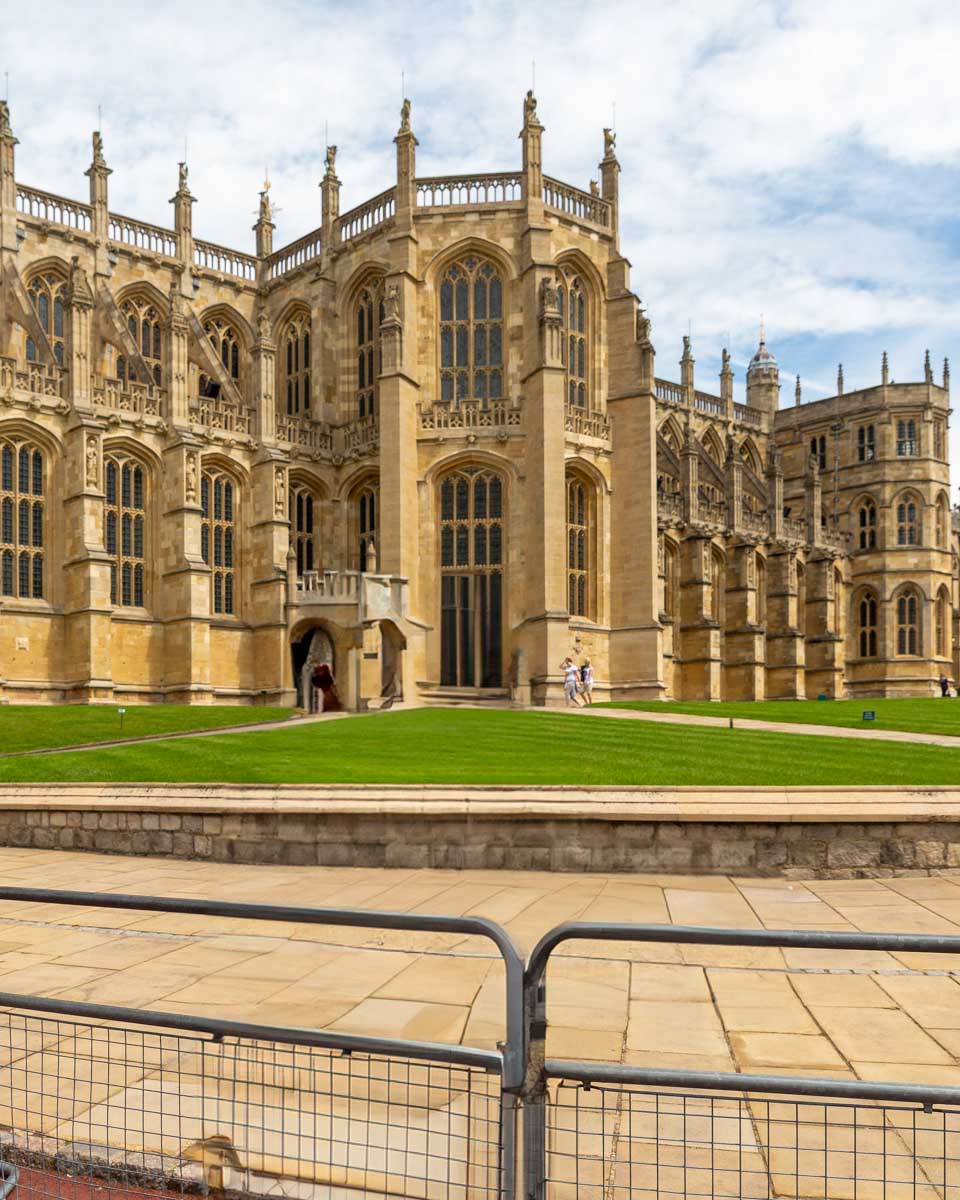 St. George's Chapel seen on a tour to Windsor Castle from London England