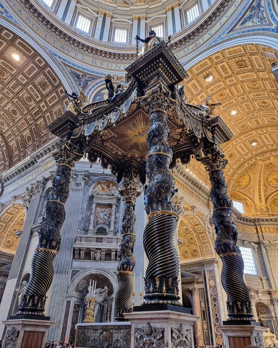St. Peters Basilica and St Peters Chair in the Vatican Italy Rome (6)