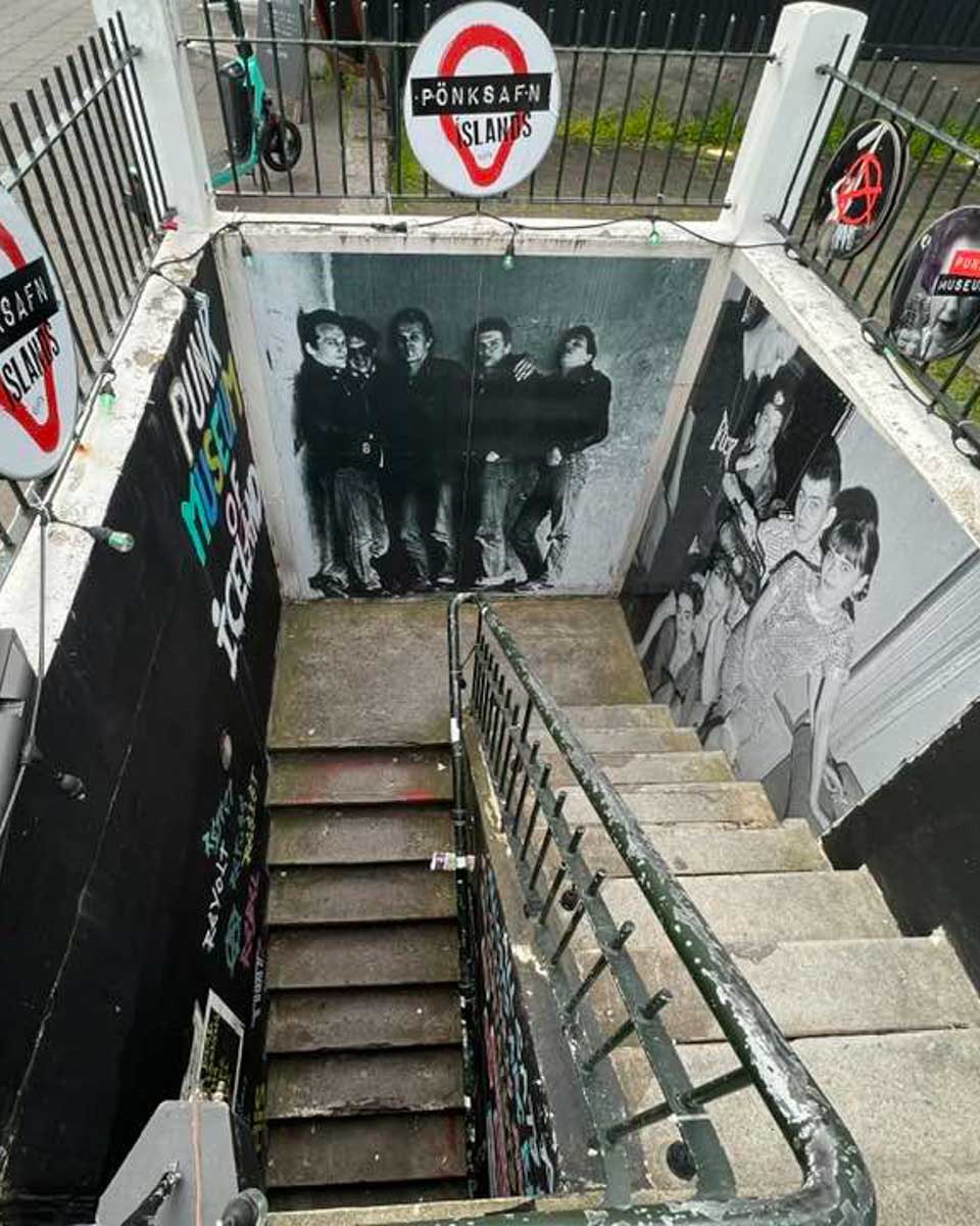 The Icelandic PUNK Museum in Reykjavik Iceland