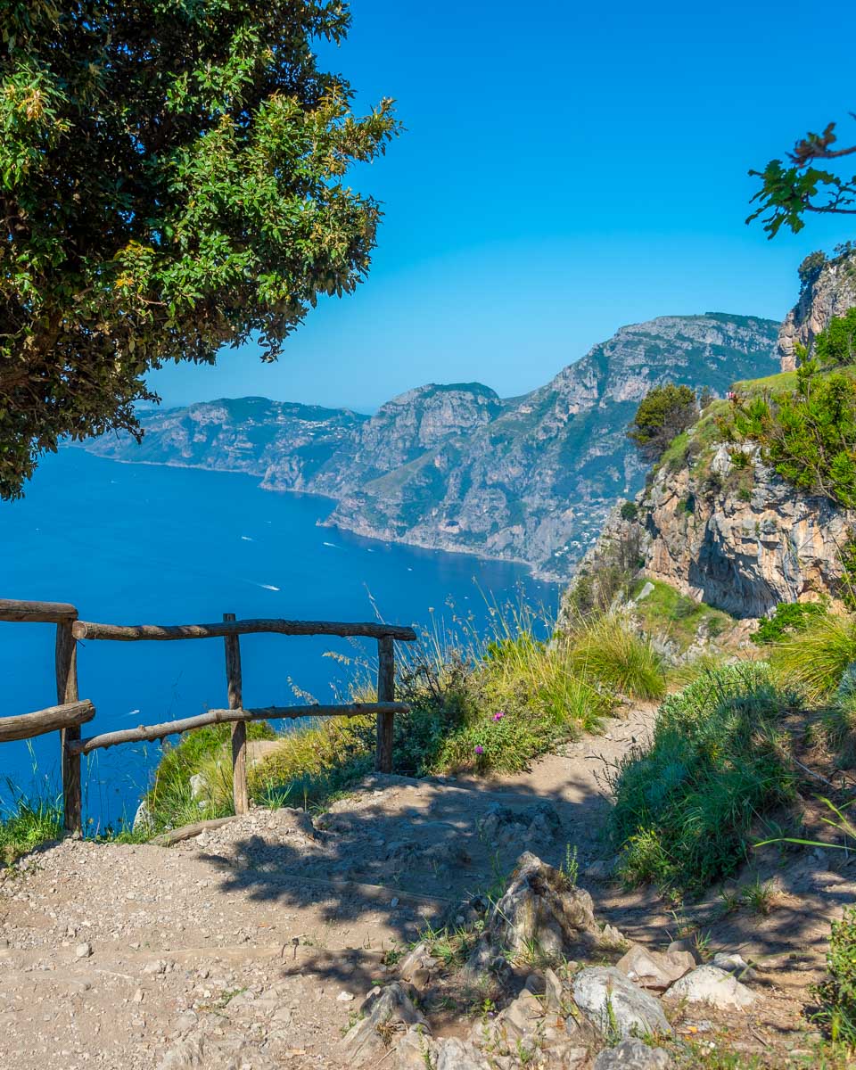 The-Path-of-the-Gods-trail-from-Positano Amalfi Coast Italy