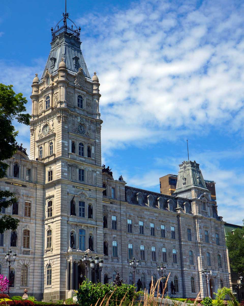 The Quebec Parliament Building in Quebec City Quebec