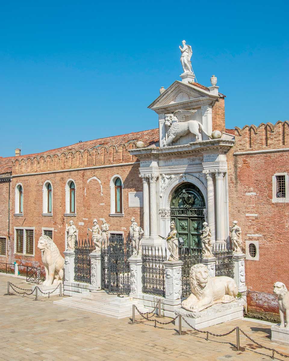 The Venice Arsenal, ancient shipyard in Venice neighborhood Castello 1