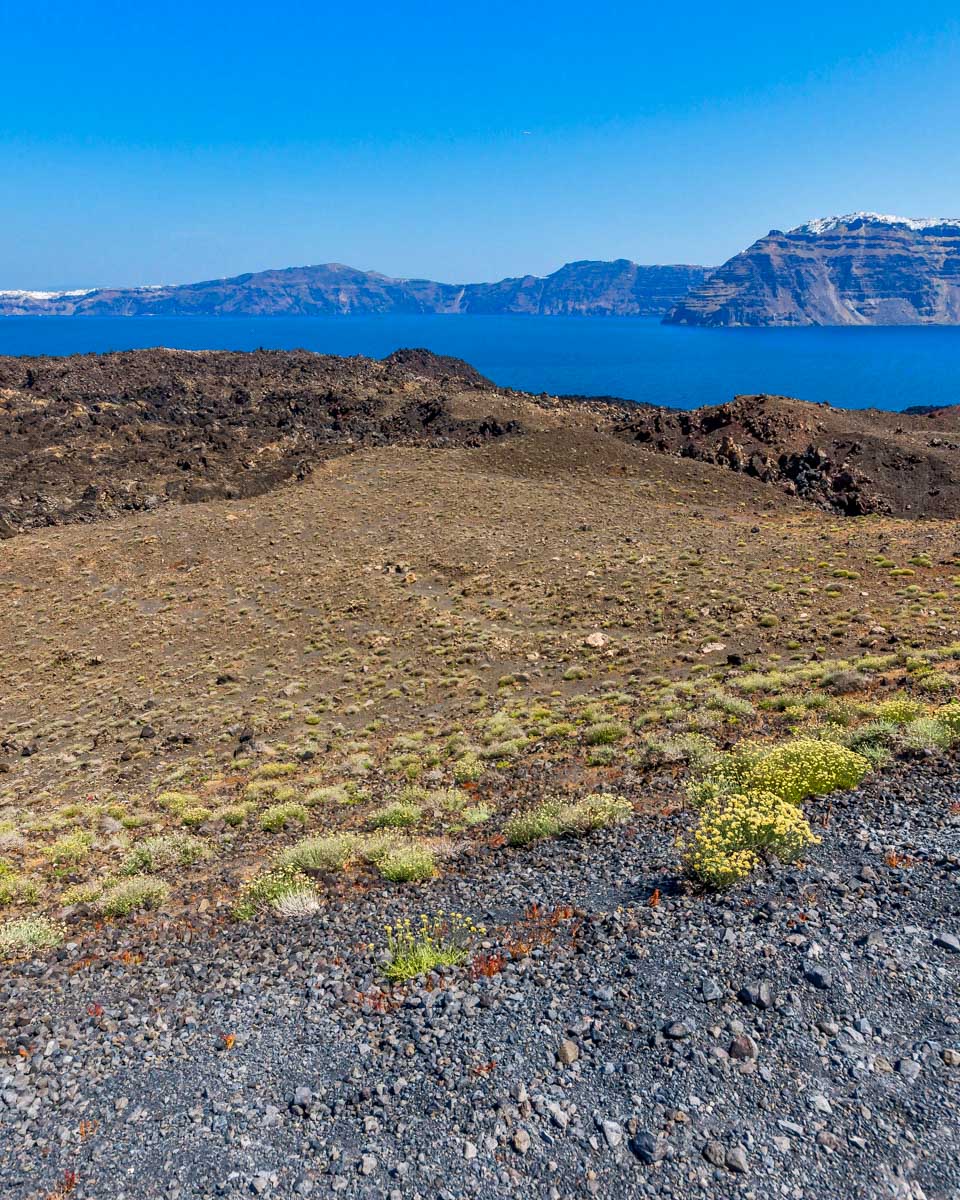 Views from the Fira to Oia Hike in Santorini Greece