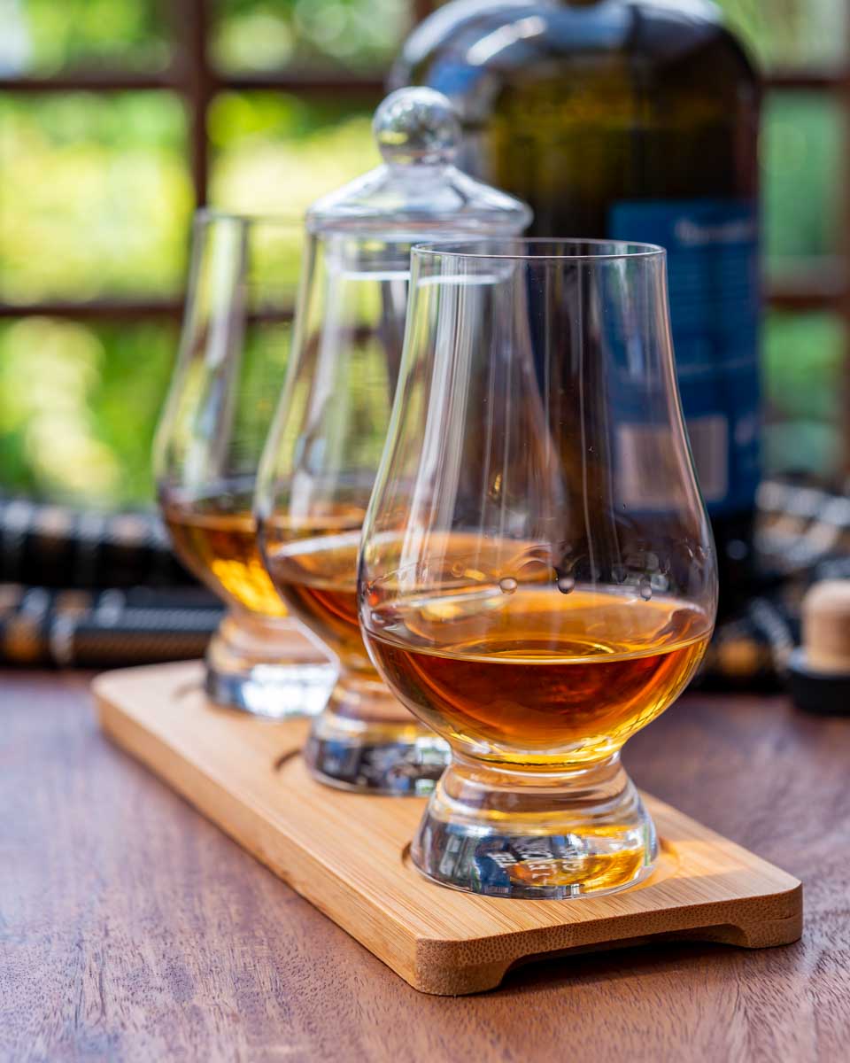 Whiskey being tasted on a distilery tour from Cork Ireland