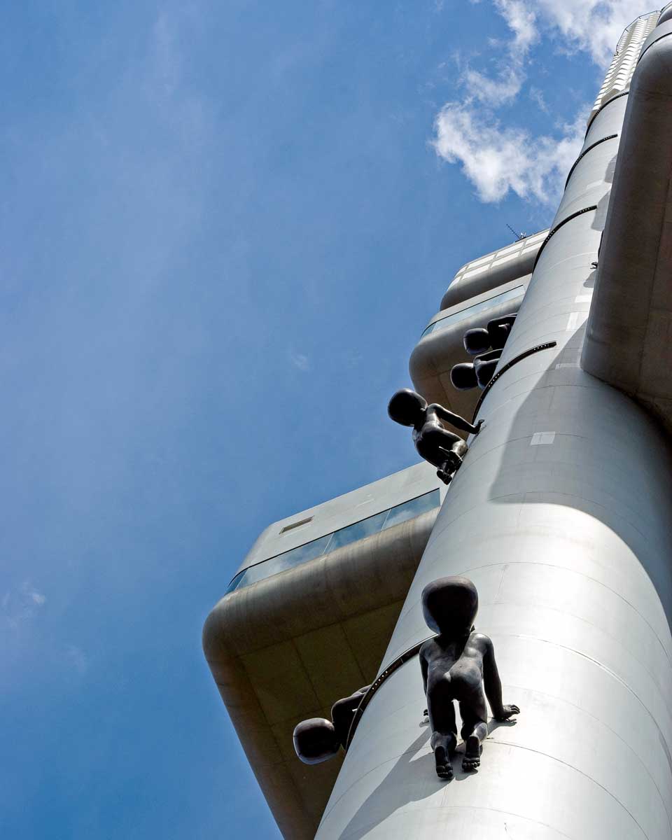 Žižkov Television Tower in Prague Czech Republic