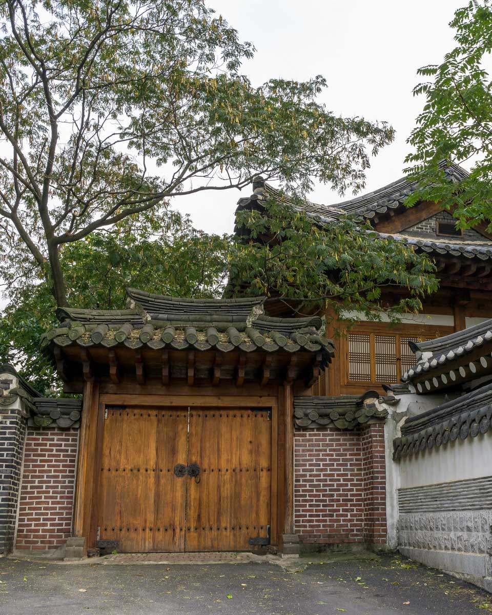 A home in an alleyway Insadong Seoul South Korea