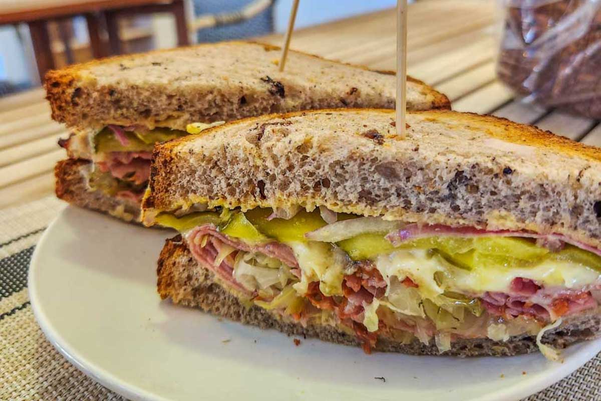 A-huge-sandwich-eaten for lunch in Salt Lake City Utah