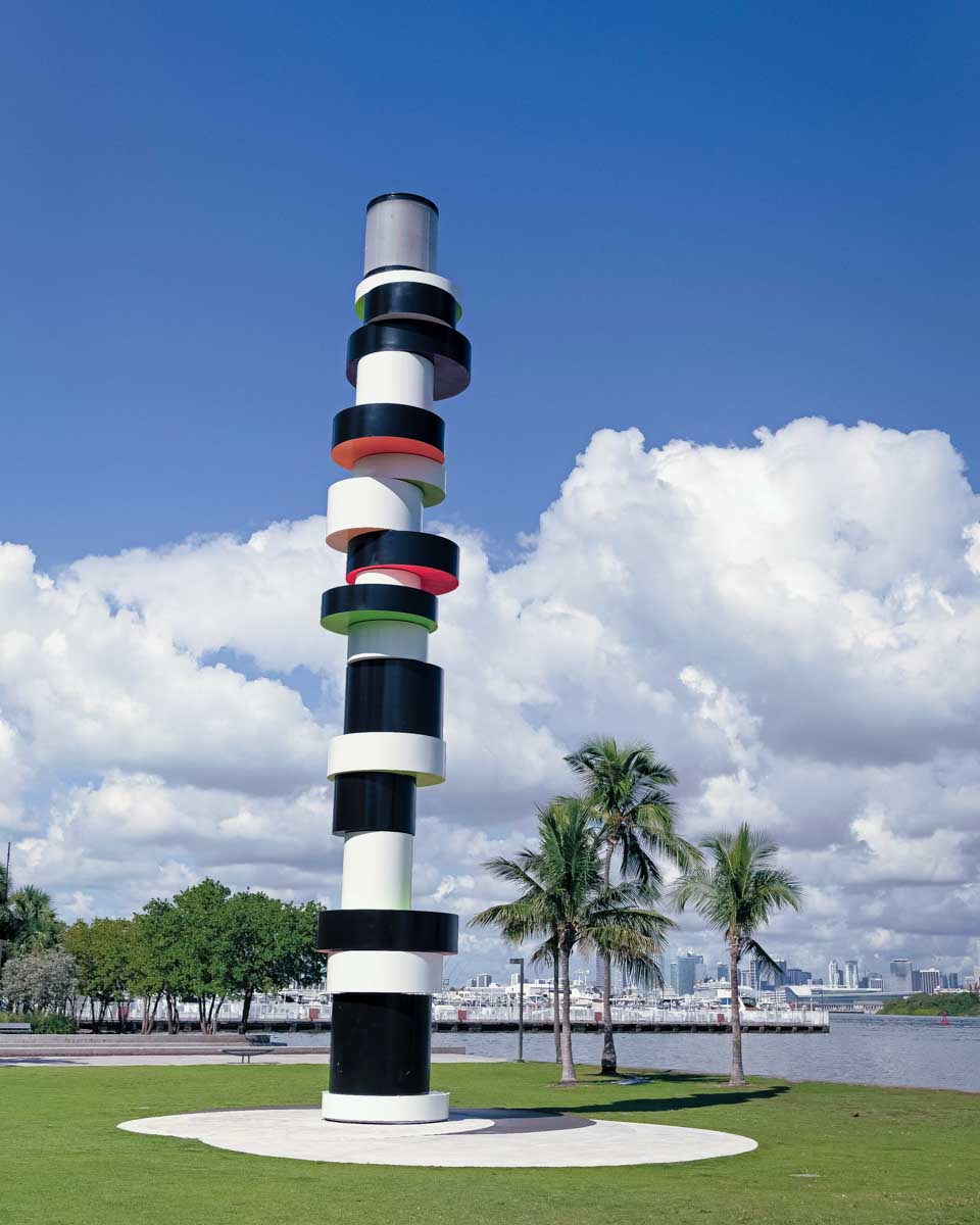 A structure in South Pointe Park in Miami Florida