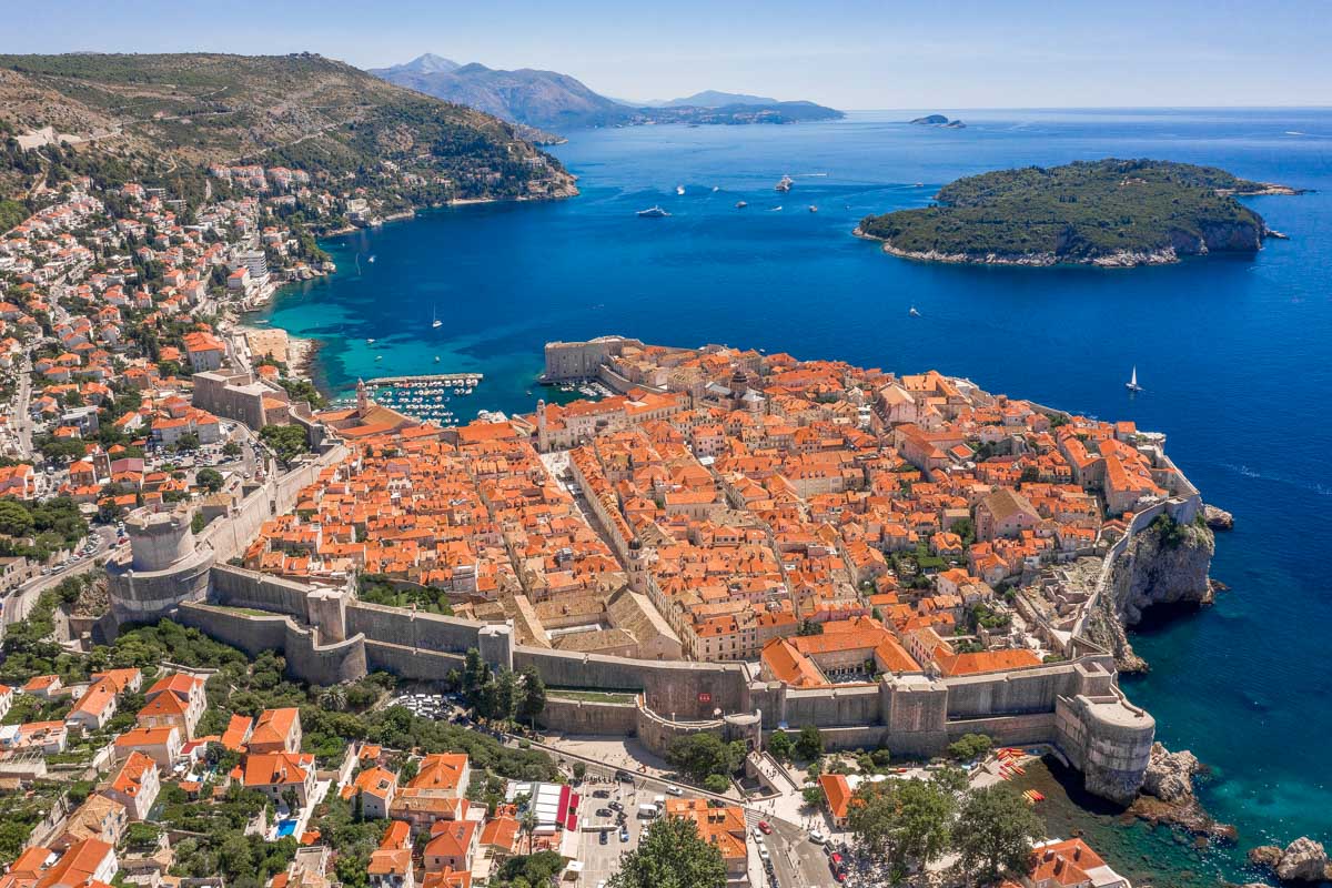 Aerial-view-of-Dubrovnik-Croatia
