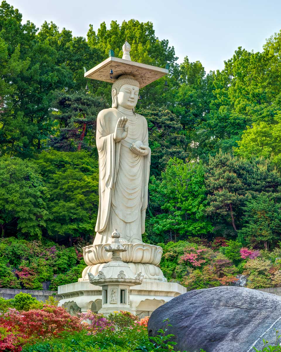 Bongeunsa Temple in Seoul South Korea