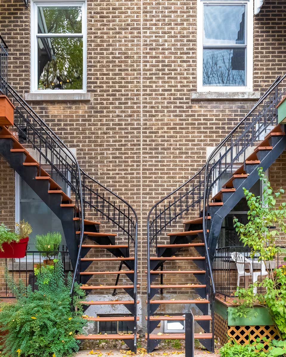 Building-seen-in-the-Plateau Mont-Royal area of Montreal Quebec