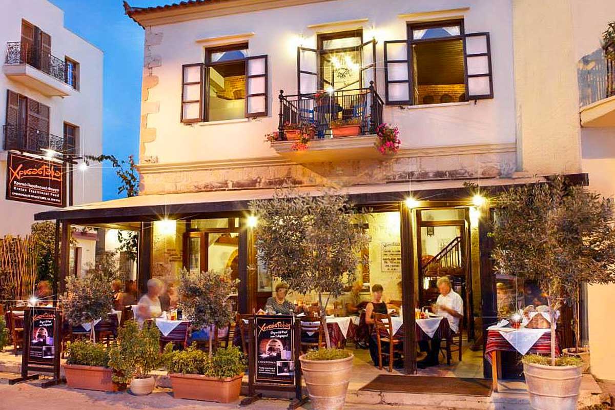 Chrisostomos Restaurant in Crete Greece