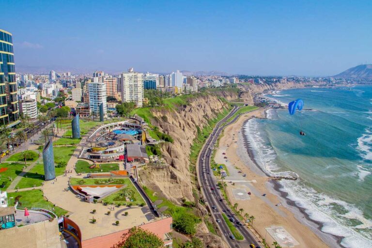 Cityscape of Lima Peru