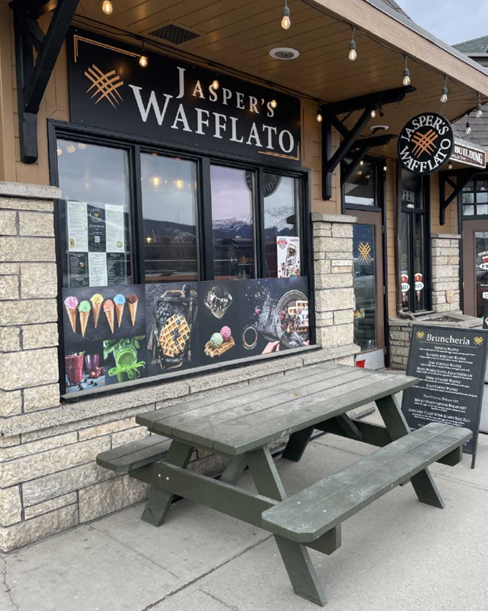 Jasper Wafflato in Jasper Alberta Canada 1