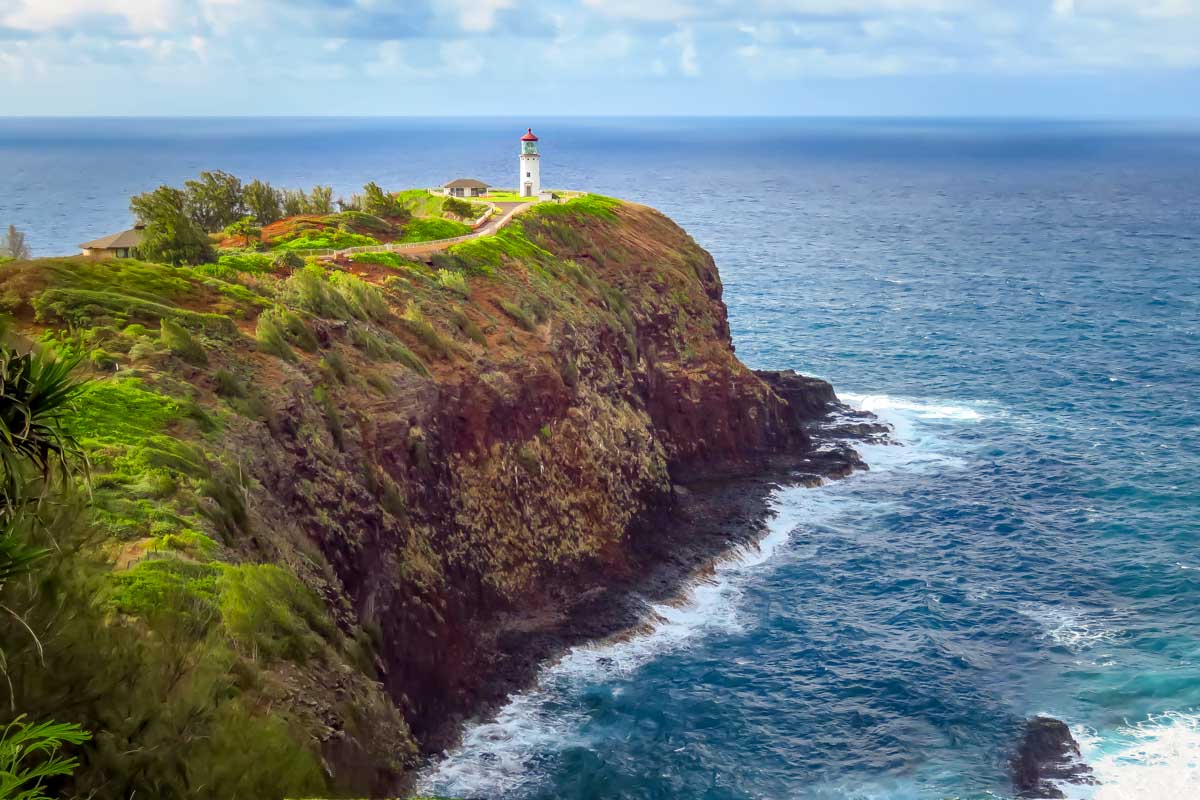 Kīlauea Lightouse and Refuge on Kauai Hawaii
