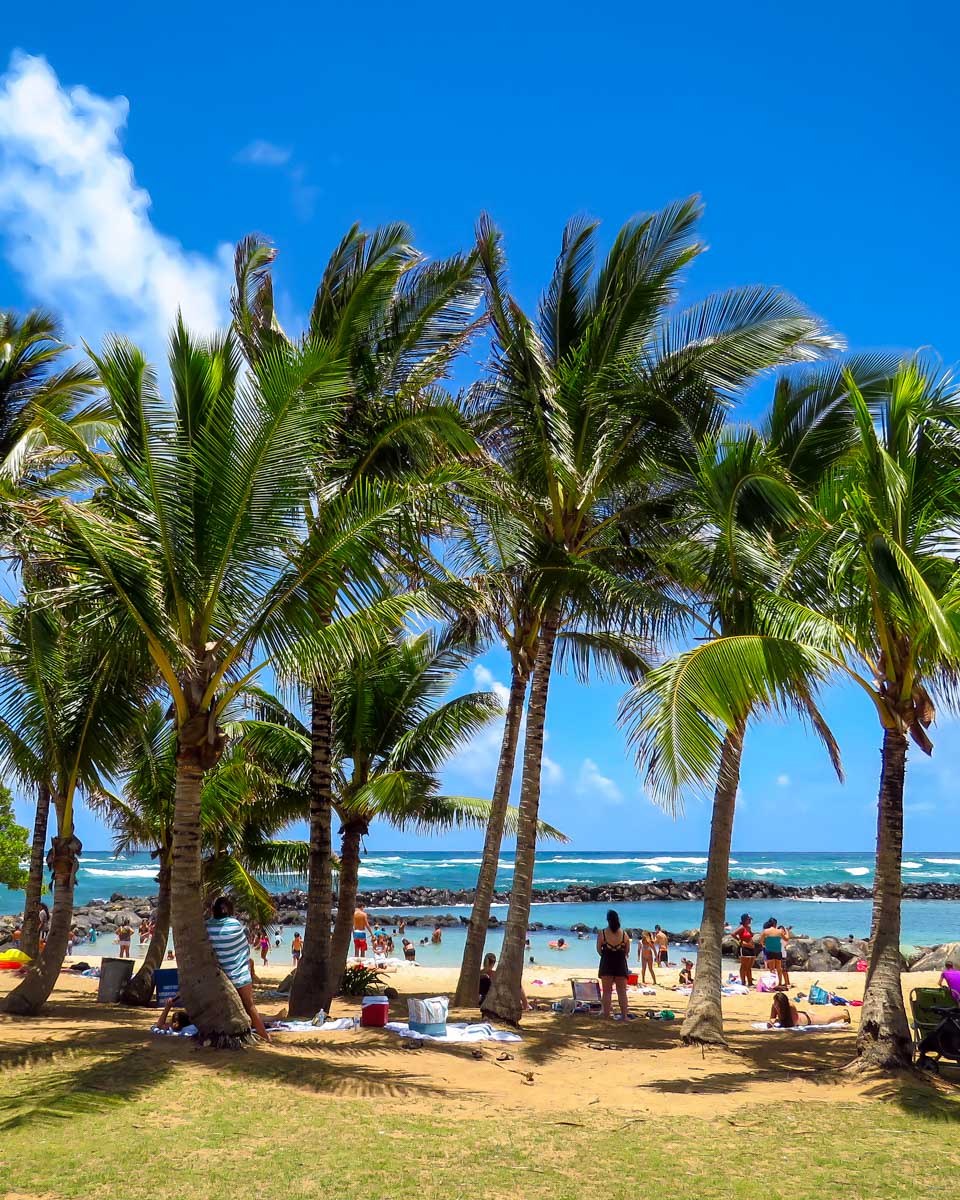 Lydgate Beach Park on Kauai Hawaii