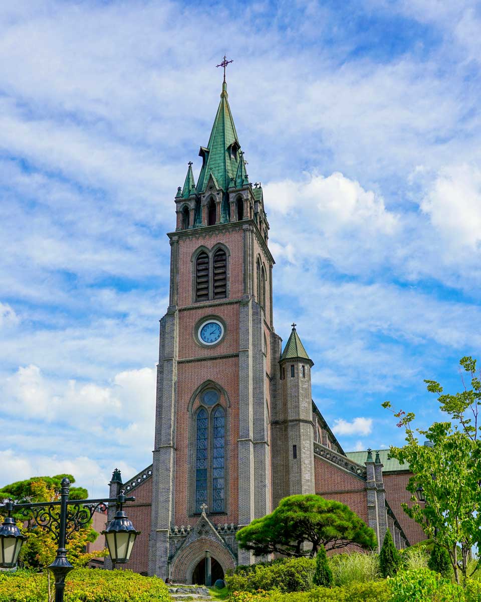 Myeongdong Cathedral in Seoul South Korea