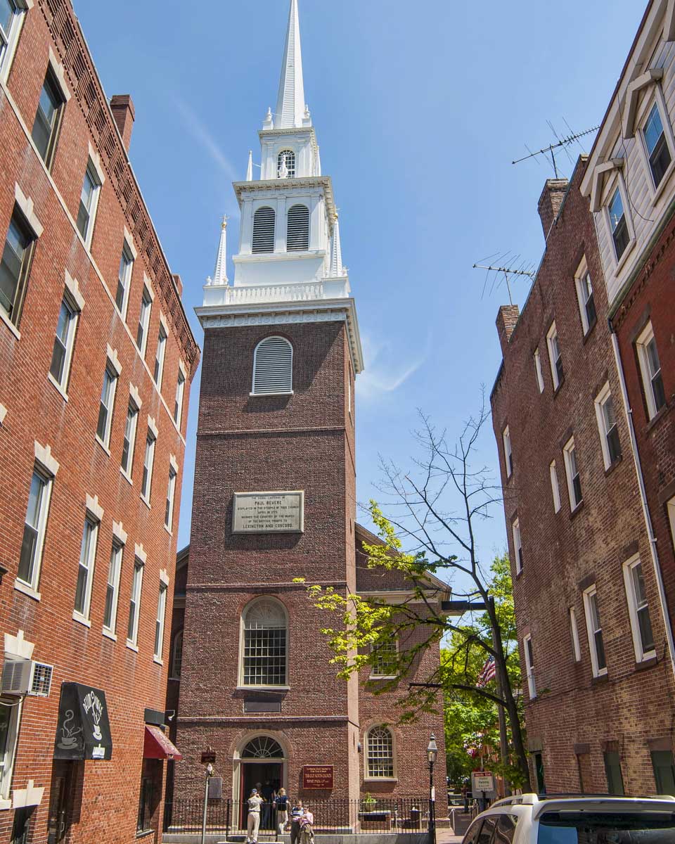 Old North Church in Boston Massachusetts