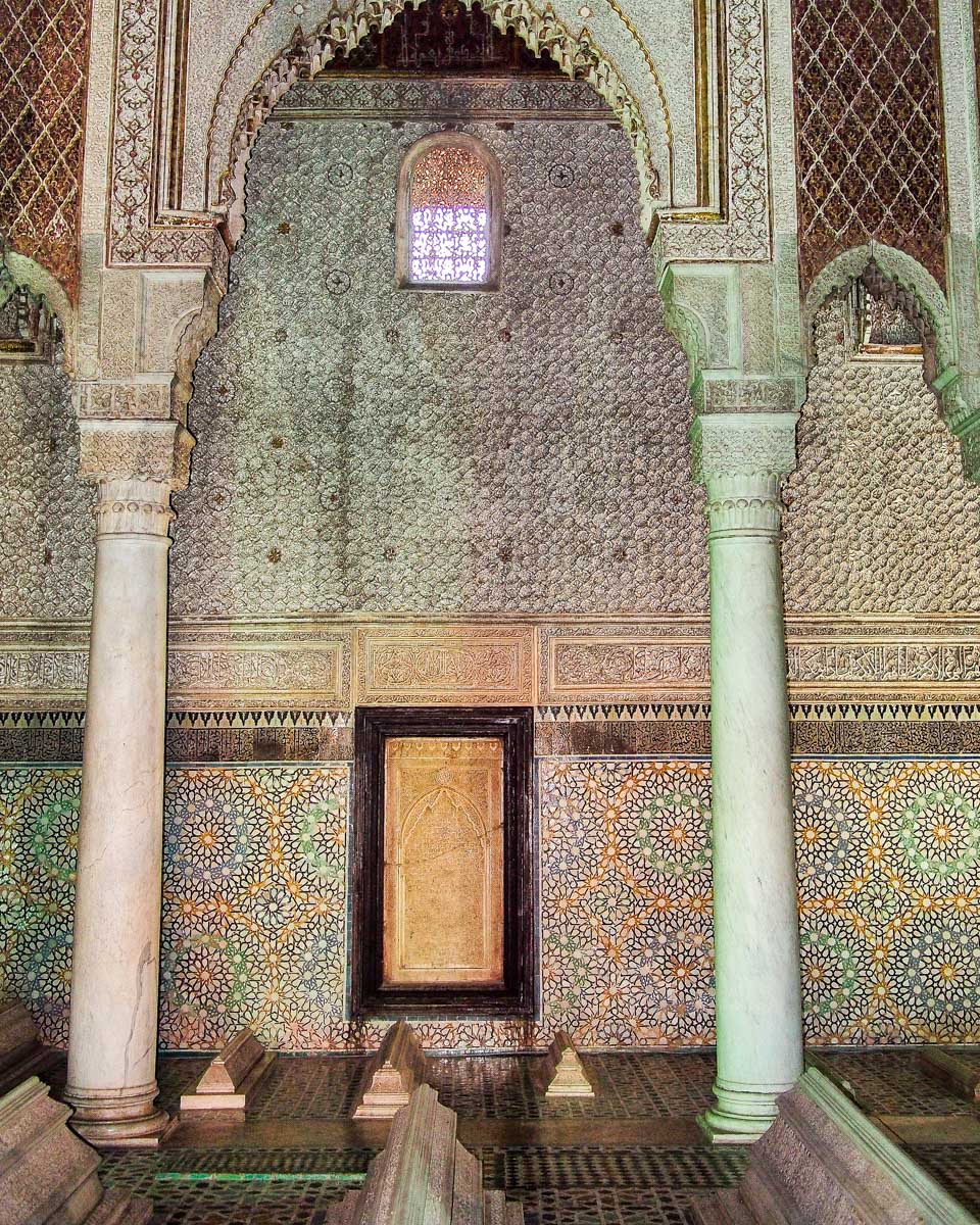 Saadian Tombs in Marrakech Morocco