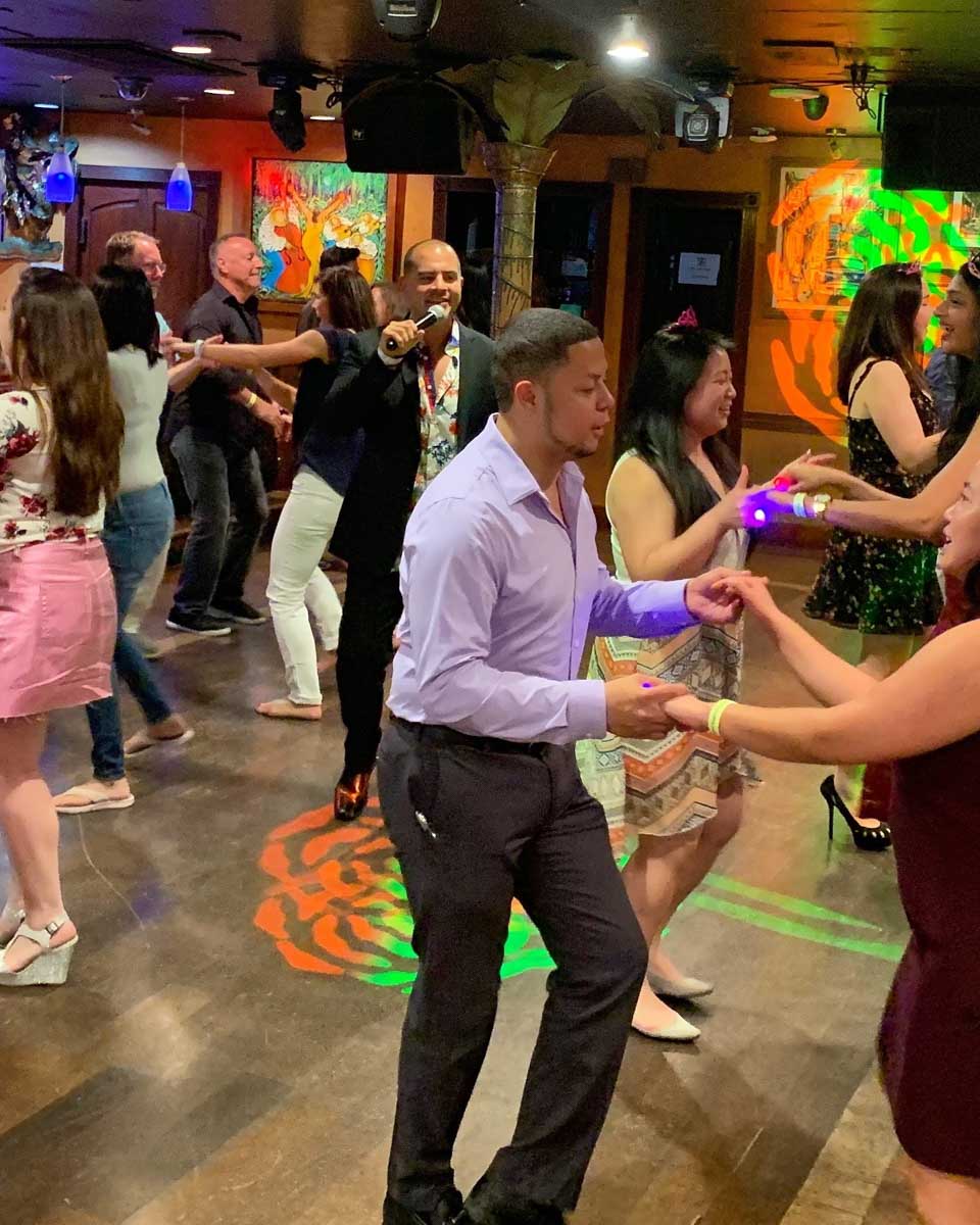 Salsa Mia people learn how to salsa dance in Miami Florida