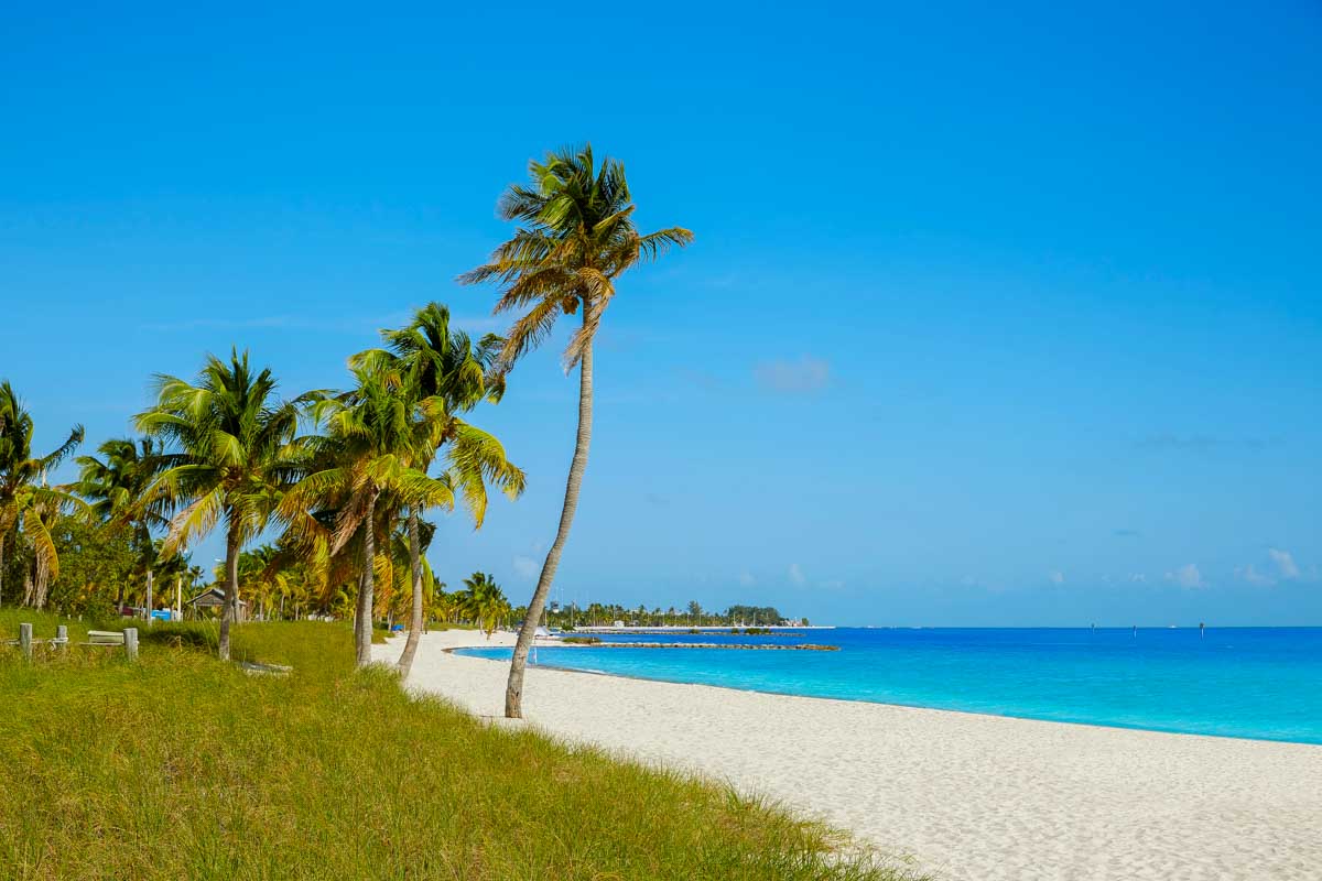 Smathers Beach in Key West Florida