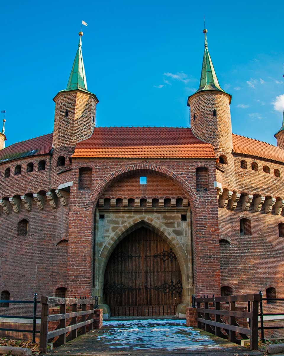 The Barbican in Krakow Poland 1