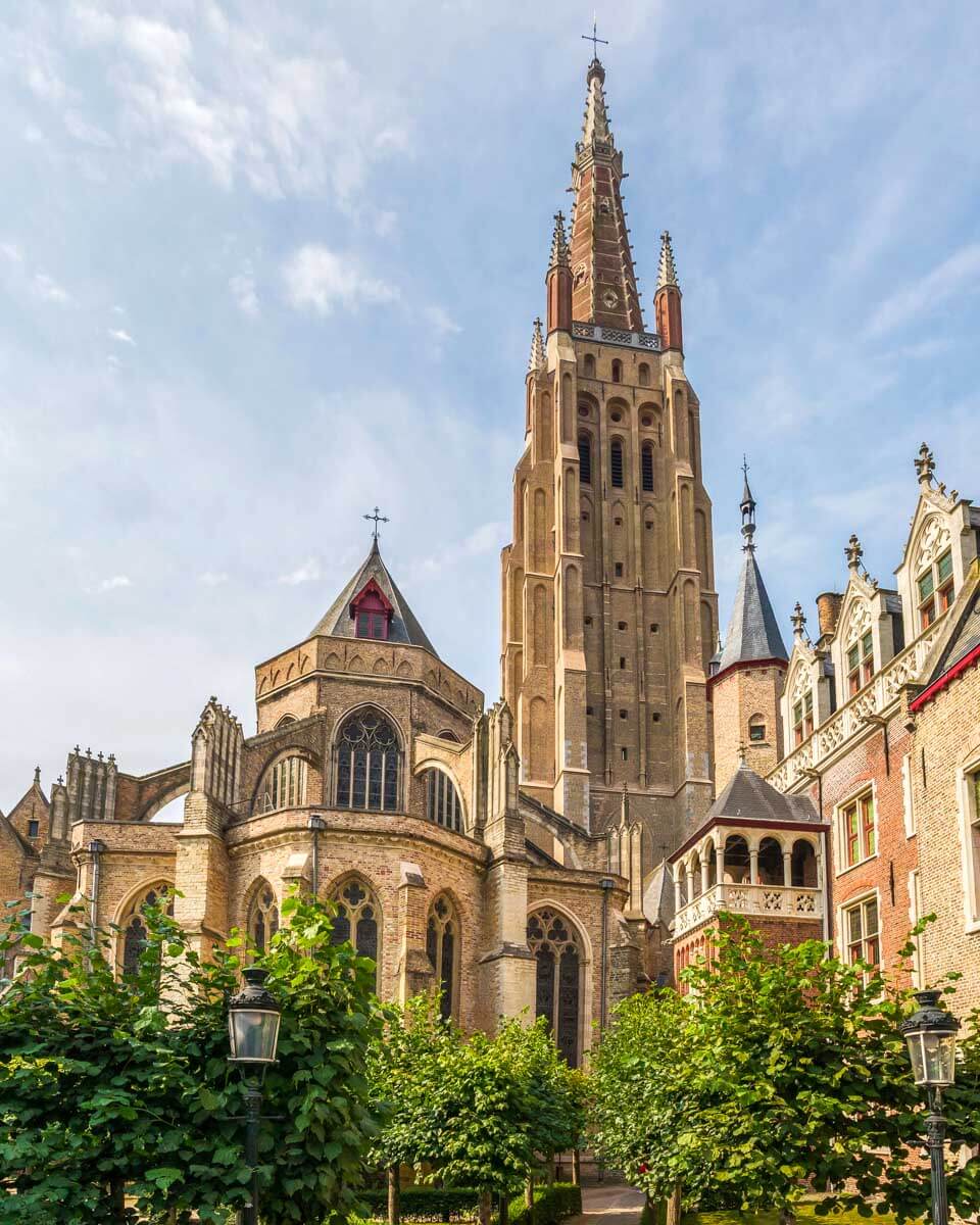 The Church of Our Lady in Bruges Belgium