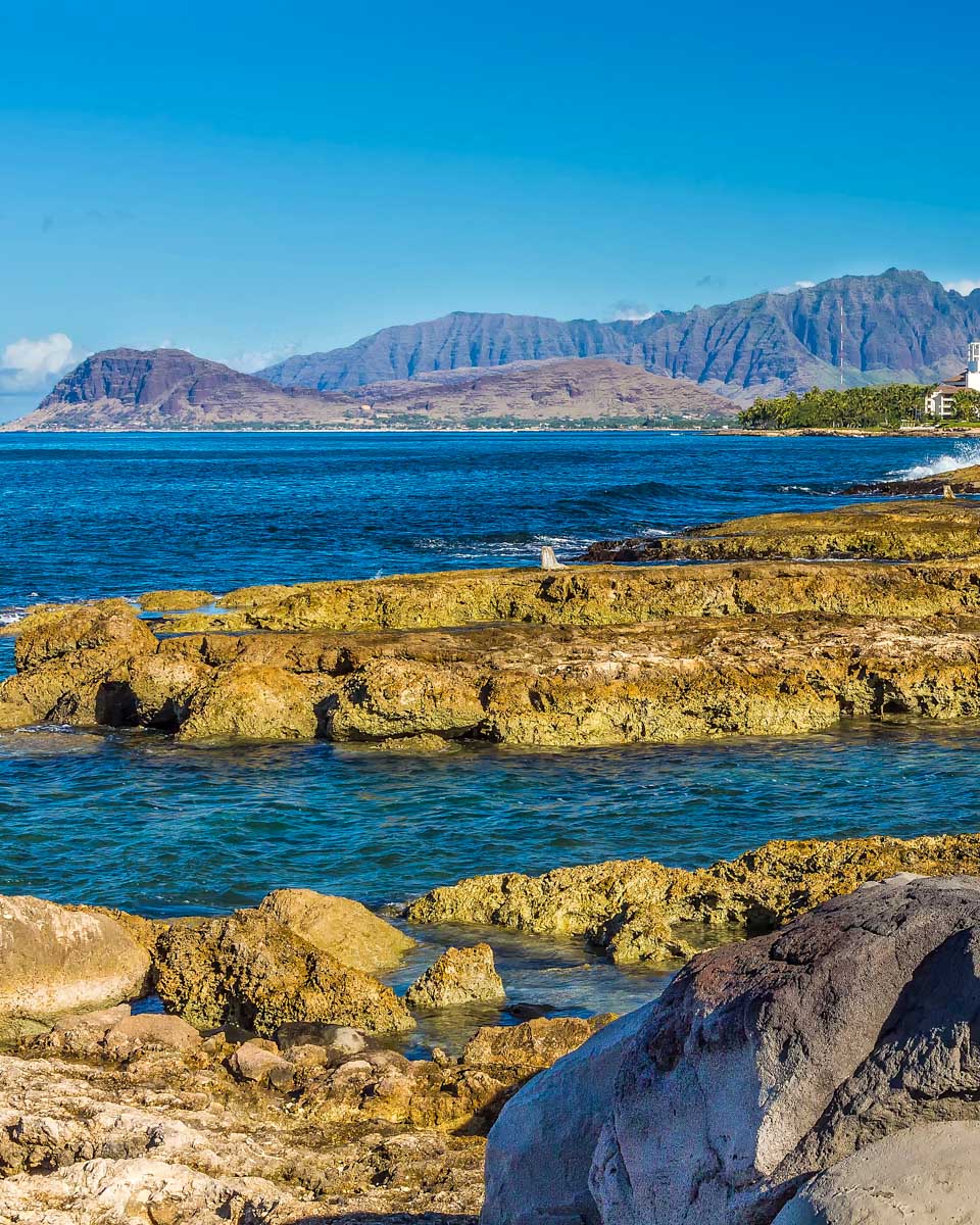 The Leeward Coast near Ko Olina Oahu Hawaii