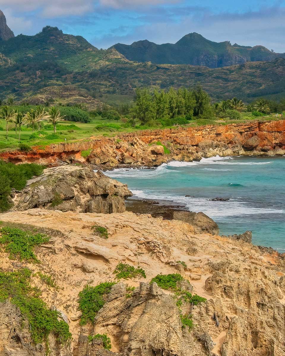 The Māhā‘ulepū Heritage Trail on Kauai Hawaii