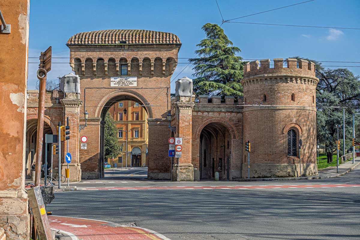 The Saragozza Gate in Saragozza Bologna Italy