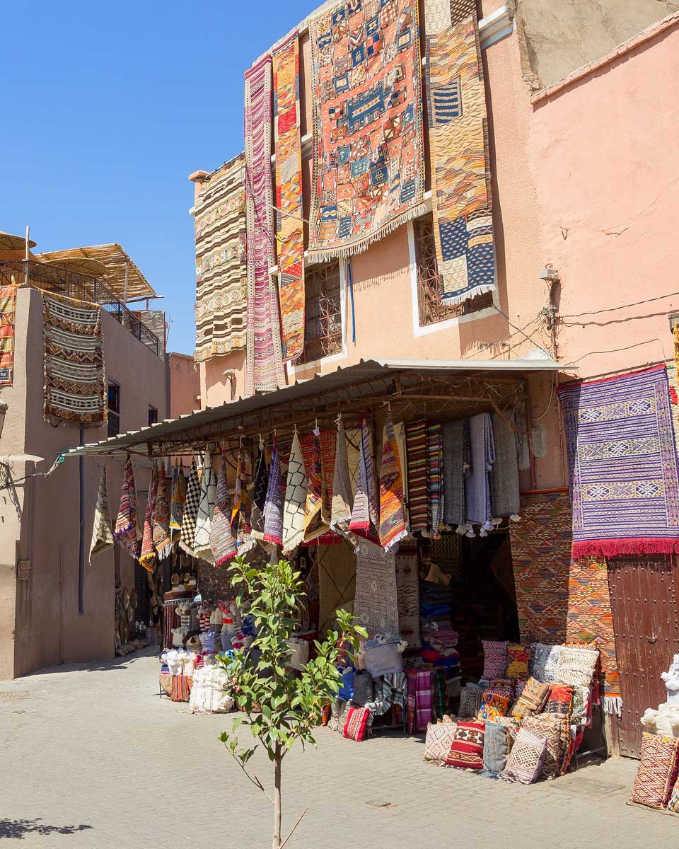 The Souks afternoon in Marrakech Morocco
