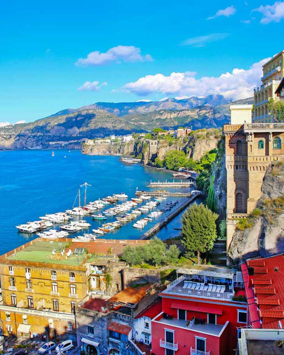 View-of-Sorrento-in-Italy on the Amalfi Coast