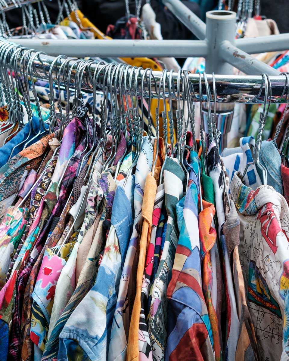 Vintage-clothes-being-sold-in-Stockholm Sweden